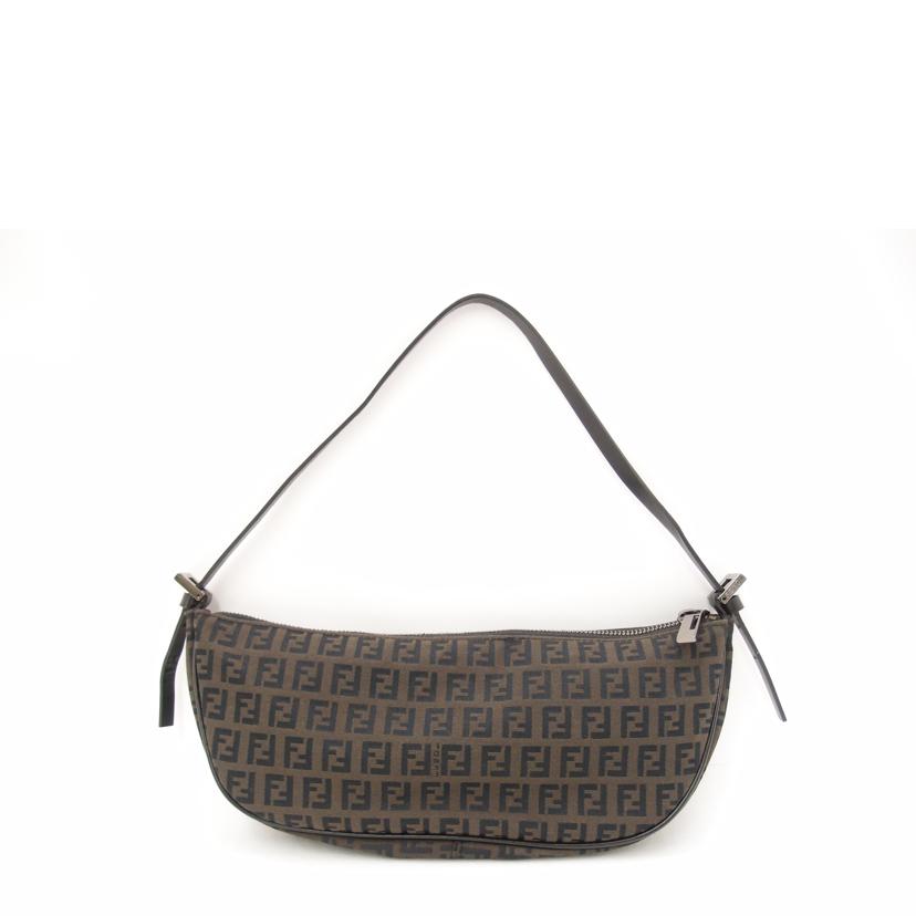 FENDI フェンディ ショルダーバッグ 茶x黒 - 4503125E0060