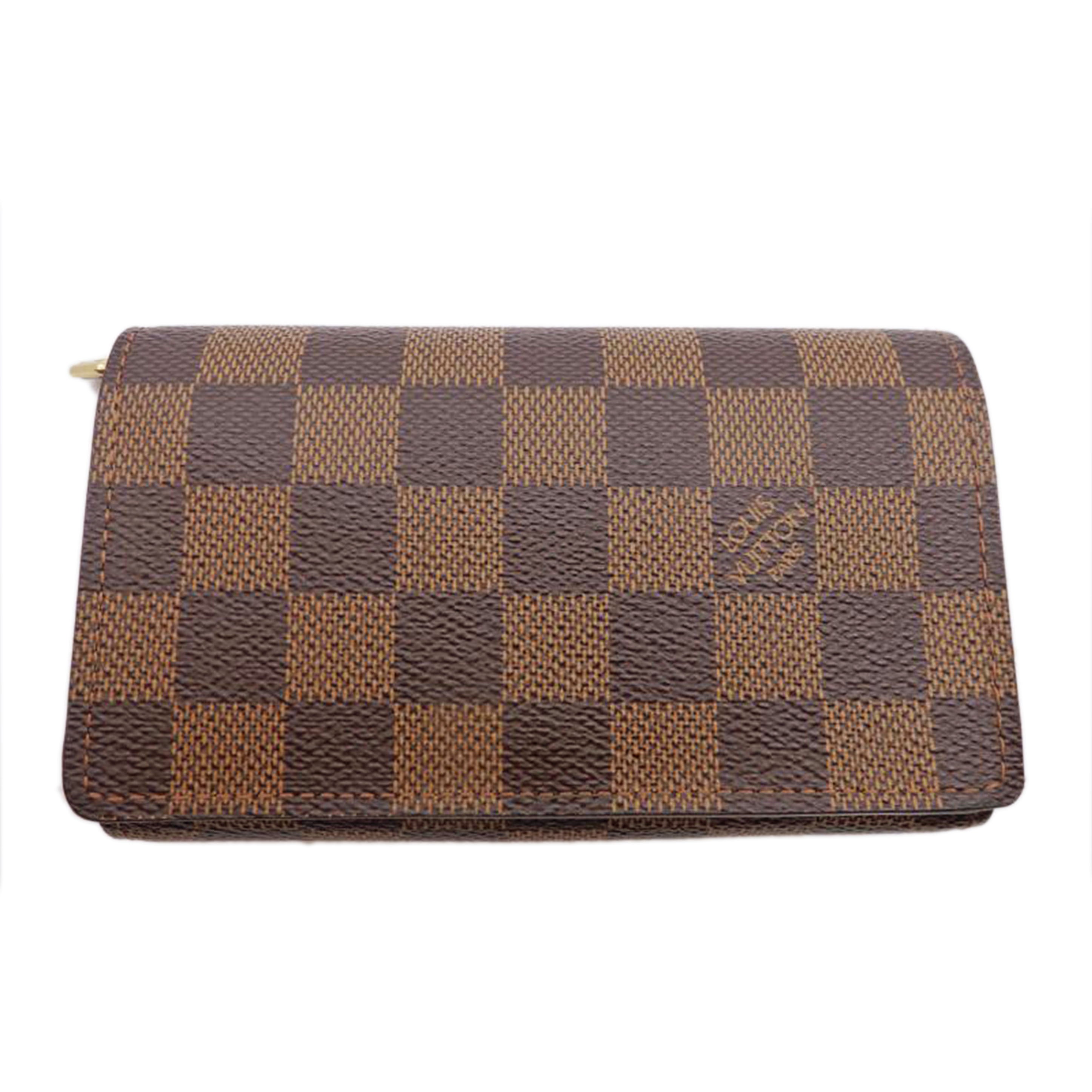 ＬＯＵＩＳ　ＶＵＩＴＴＯＮ ルイ・ヴィトン/ポルトフォイユ・トレゾール／ダミエ・エベヌ/N61736//CA0036/ABランク/93