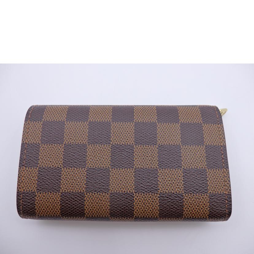 ＬＯＵＩＳ　ＶＵＩＴＴＯＮ ルイ・ヴィトン/ポルトフォイユ・トレゾール／ダミエ・エベヌ/N61736//CA0036/ABランク/93