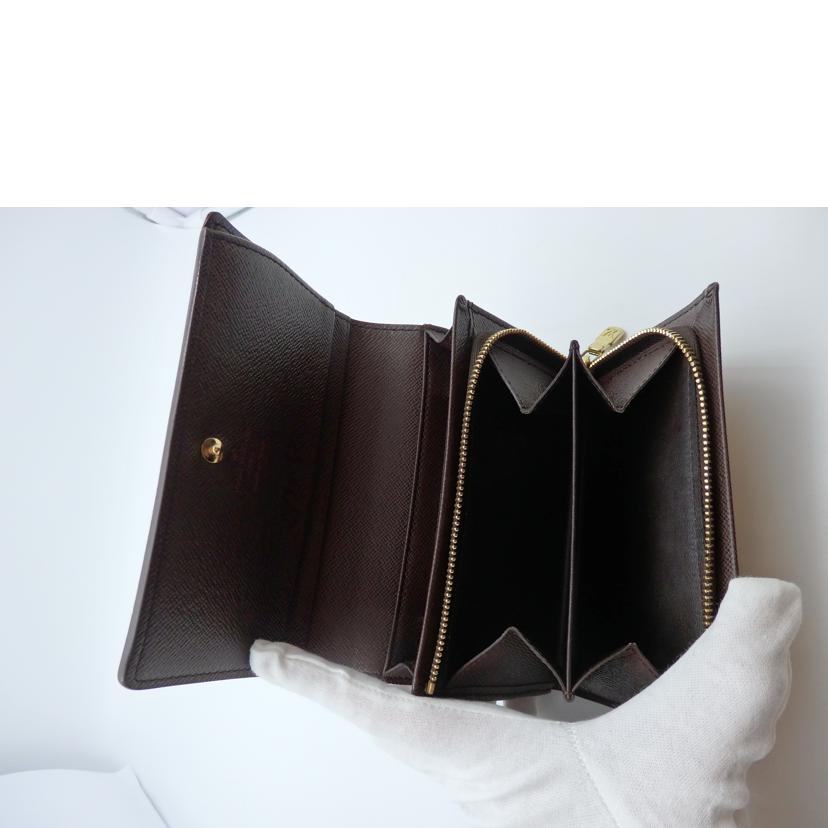 ＬＯＵＩＳ　ＶＵＩＴＴＯＮ ルイ・ヴィトン/ポルトフォイユ・トレゾール／ダミエ・エベヌ/N61736//CA0036/ABランク/93