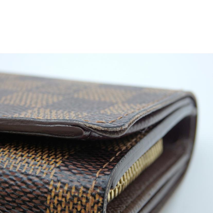 ＬＯＵＩＳ　ＶＵＩＴＴＯＮ ルイ・ヴィトン/ポルトフォイユ・トレゾール／ダミエ・エベヌ/N61736//CA0036/ABランク/93