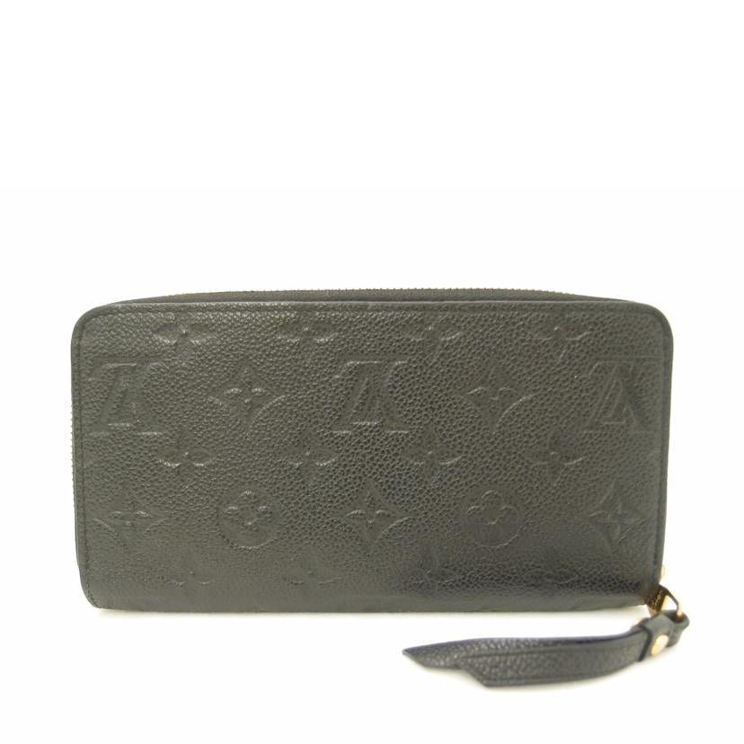 ＬＯＵＩＳ　ＶＵＩＴＴＯＮ ルイヴィトン　ビトン　ラウンドファスナー長財布　レザー　黒　レディース　メンズ/ジッピーウォレット／モノグラムアンプラント／ノワール/M60571//SP3***/ABランク/69