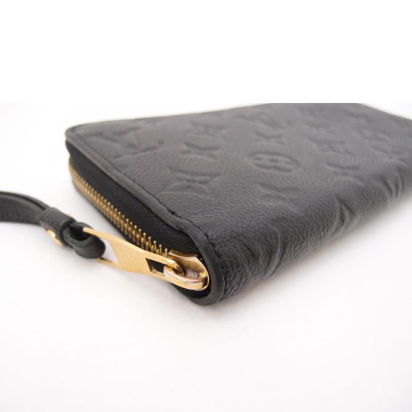 ＬＯＵＩＳ　ＶＵＩＴＴＯＮ ルイヴィトン　ビトン　ラウンドファスナー長財布　レザー　黒　レディース　メンズ/ジッピーウォレット／モノグラムアンプラント／ノワール/M60571//SP3***/ABランク/69