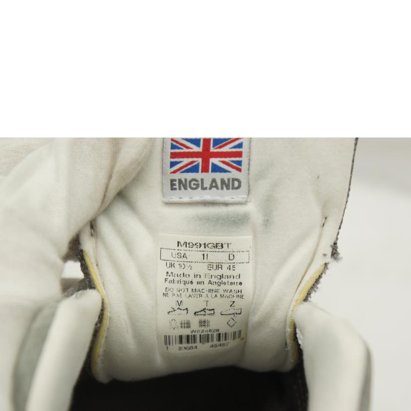 ｎｅｗ　ｂａｌａｎｃｅ ニューバランス/Ｍ９９１　ローカットスニーカー/M991GBT//Bランク/05