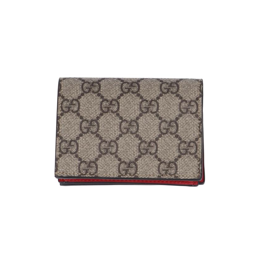 ＧＵＣＣＩ グッチ/チェリー付きＧＧスプリームキャンバスカードケース/476050//525***/Aランク/09
