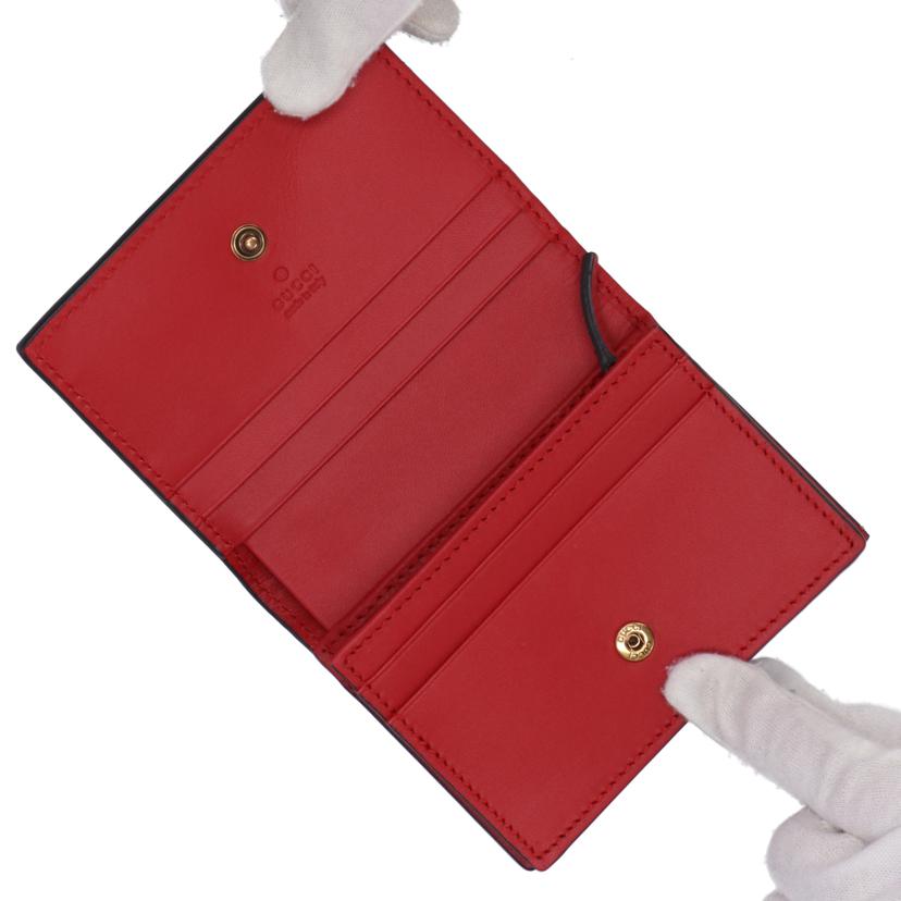 ＧＵＣＣＩ グッチ/チェリー付きＧＧスプリームキャンバスカードケース/476050//525***/Aランク/09