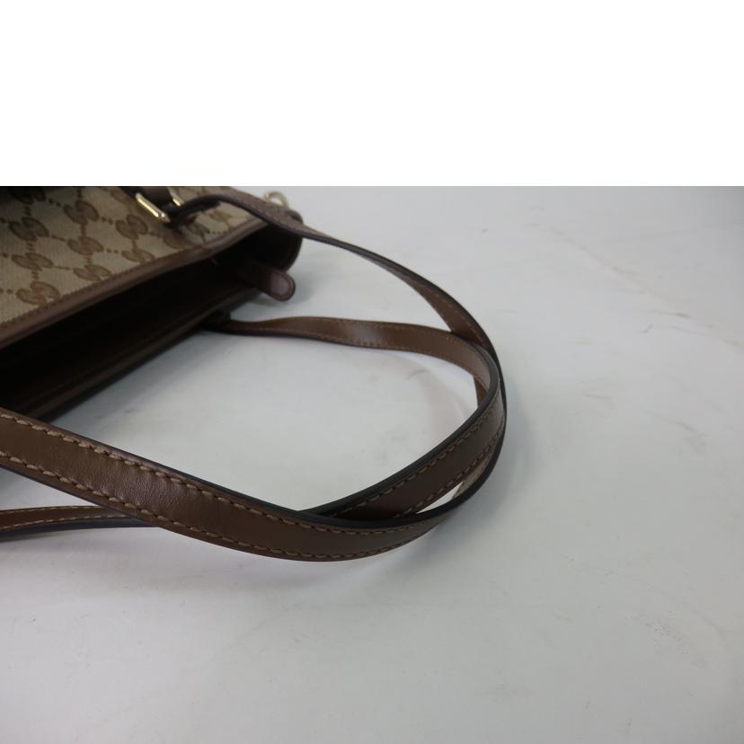 ＧＵＣＣＩ グッチ/ＧＧキャンバス２ｗａｙハンドバッグ／茶/388929//467891/Aランク/84