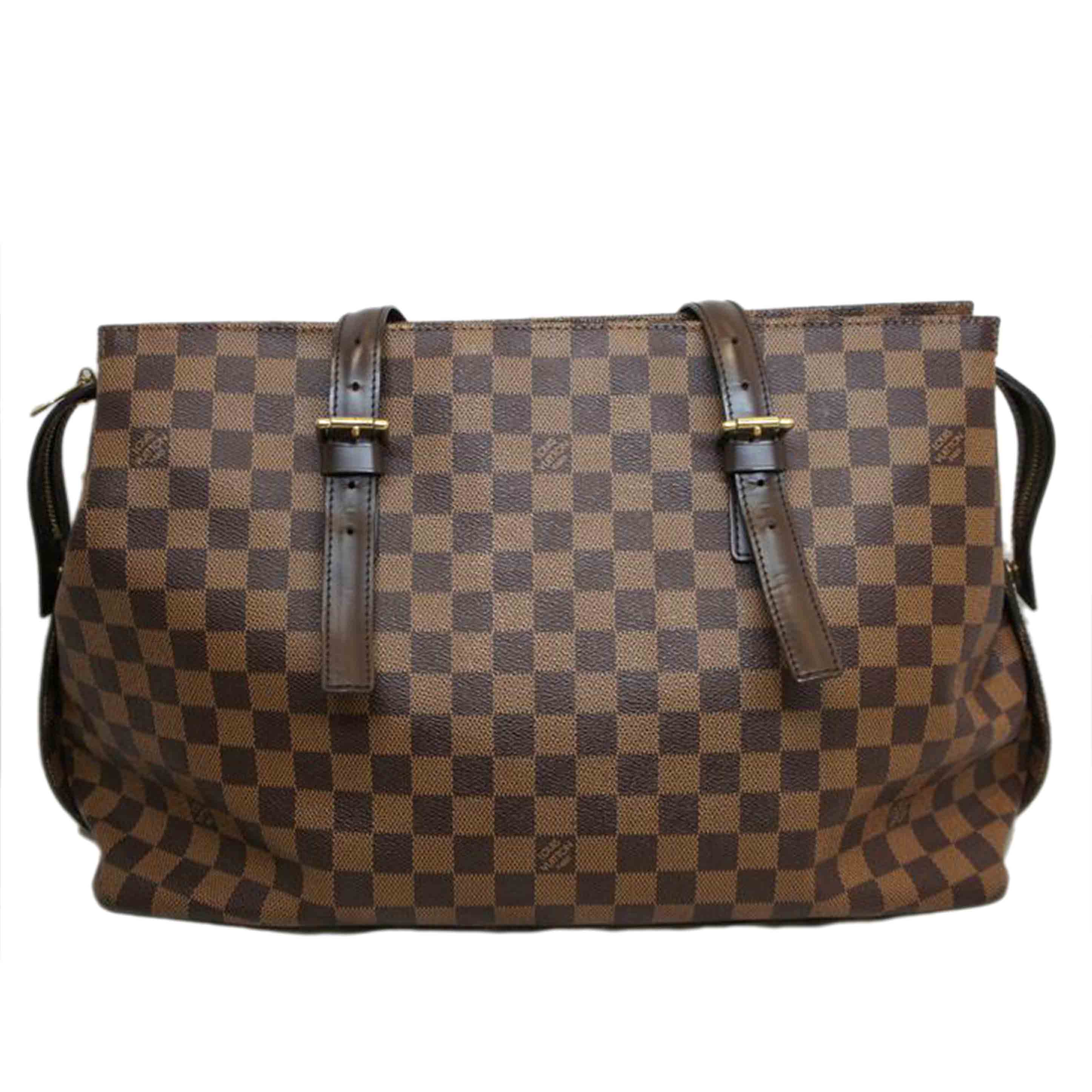 ＬＯＵＩＳ　ＶＵＩＴＴＯＮ ルイヴィトン ルイ・ヴィトン ビトン ダミエ・エベヌ 市松模様 ブラウン 茶 廃盤 ショルダーバッグ ハンドバッグ トートバッグ ブラウン メンズ レディース 定番 人気 ＬＶ 斜め掛け 肩がけ/チェルシー／ダミエ／エベヌ/N51119//TH0***/Aランク/92