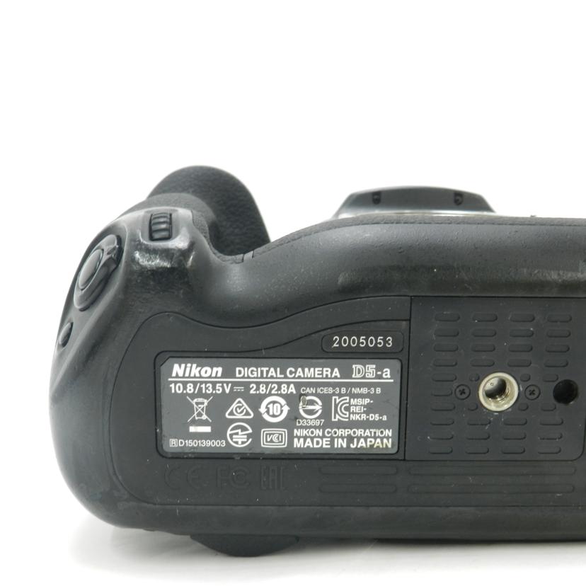 Ｎｉｋｏｎ ニコン/デジタル一眼レフ/D5ﾎﾞﾃﾞｨ XQD-Type//2005053/ABランク/69