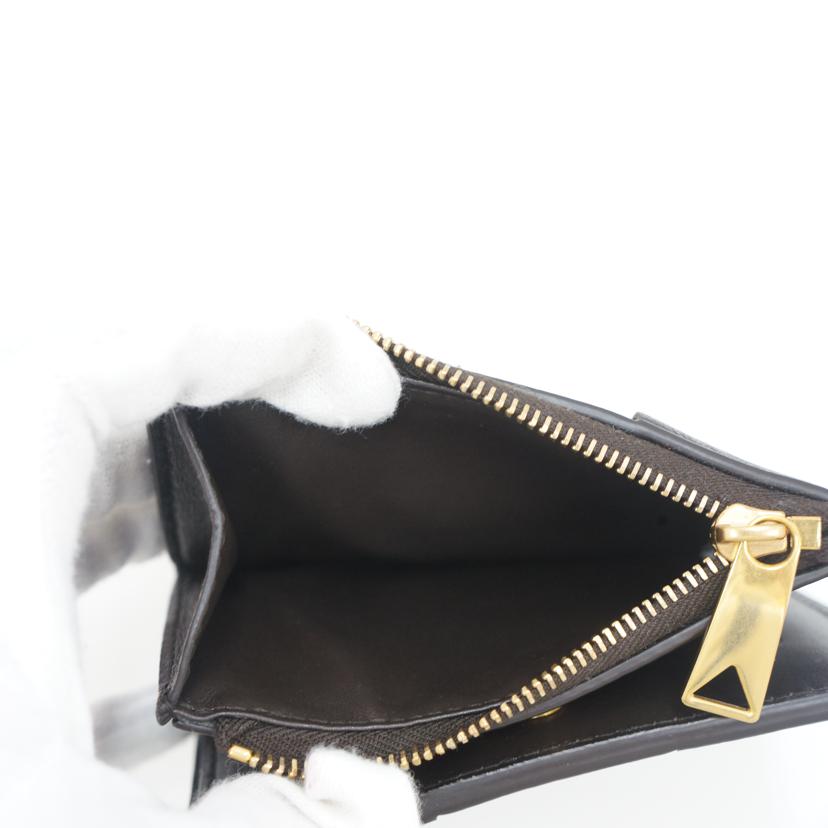 ＢＯＴＴＥＧＡ　ＶＥＮＥＴＡ BOTTEGA　VENETA/マキシイントレチャート二つ折り財布／ダークブラウン//P02322921P/Aランク/09