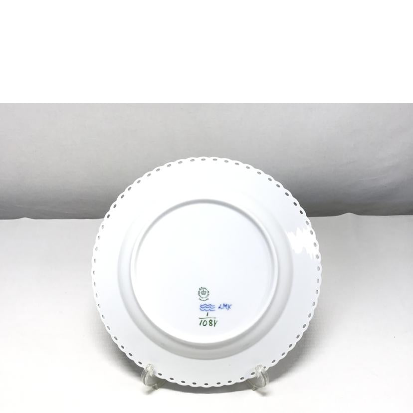 ＲＯＹＡＬ　ＣＯＰＥＮＨＡＧＥＮ ロイヤルコペンハーゲン/ブルーフルーテッドフルレース　プレート　２５ｃｍ//ABランク/51