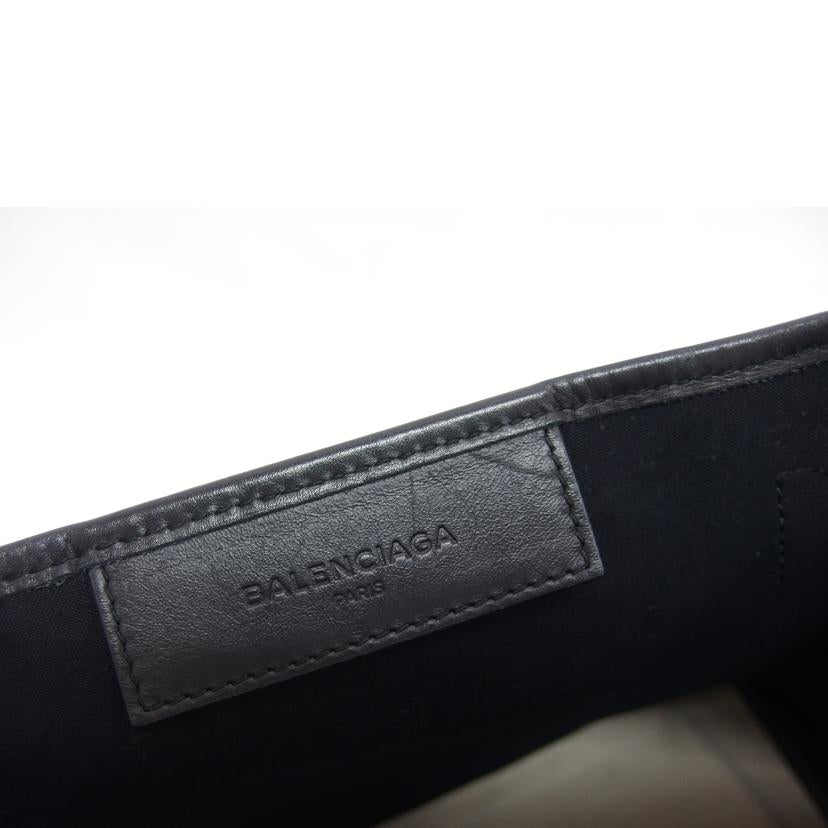 ＢＡＬＥＮＣＩＡＧＡ バレンシアガ キャンバス カーフレザー/ネイビーカバスＳ／トートバッグ/339933//002***/ABランク/04