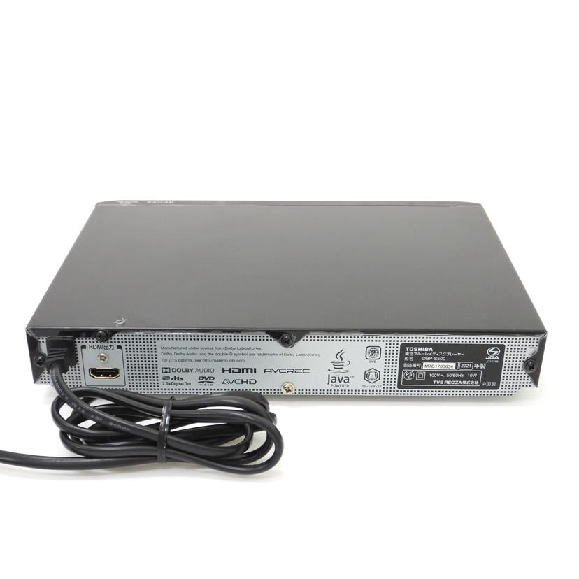 ＴＯＳＨＩＢＡ TOSHIBA/ＢＤ／ＤＶＤプレーヤー／ＤＢＰ－Ｓ５００/DBP-S500//M7B1700634/Bランク/88