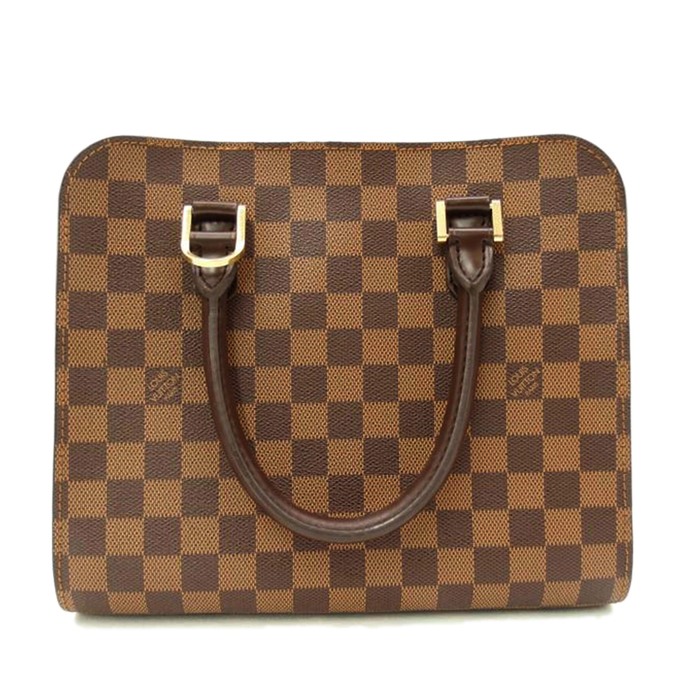 ＬＯＵＩＳ　ＶＵＩＴＴＯＮ ルイヴィトン ルイ・ヴィトン ビトン 市松模様 ブラウン 茶  ハンドバッグ トートバッグ  レディース 定番 人気 ＬＶ /トリアナ／ダミエ・エベヌ/N51155//VI1***/ABランク/69