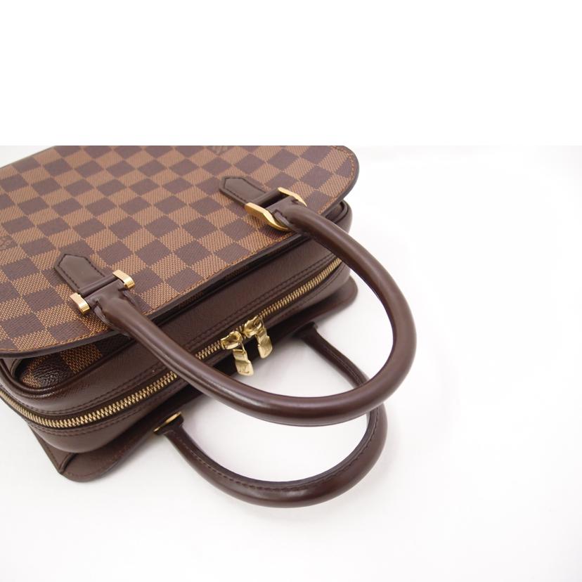 ＬＯＵＩＳ　ＶＵＩＴＴＯＮ ルイヴィトン ルイ・ヴィトン ビトン 市松模様 ブラウン 茶  ハンドバッグ トートバッグ  レディース 定番 人気 ＬＶ /トリアナ／ダミエ・エベヌ/N51155//VI1***/ABランク/69