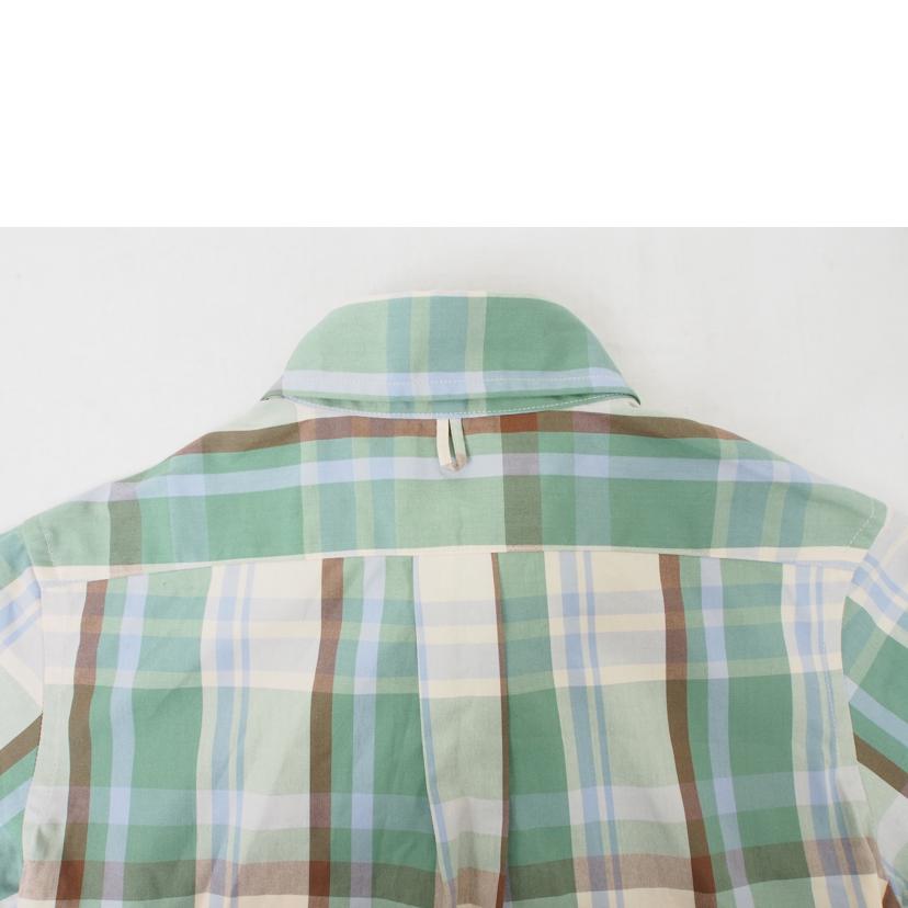 ＡＢａｔｈｉｎｇＡｐｅ　半袖チェックシャツ緑 アベイシングエイプ/ＡＢａｔｈｉｎｇＡｐｅ　半袖チェックシャツ緑//Sランク/78