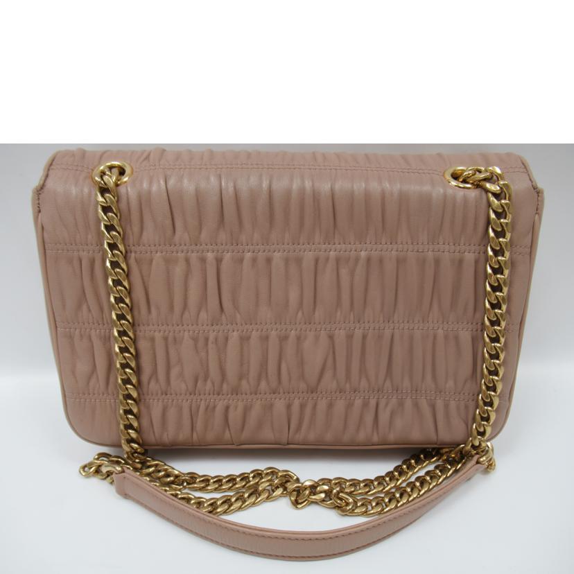 　　ＰＲＡＤＡ/チェーンショルダーバッグ／ギャザー/1BD235//ABランク/63