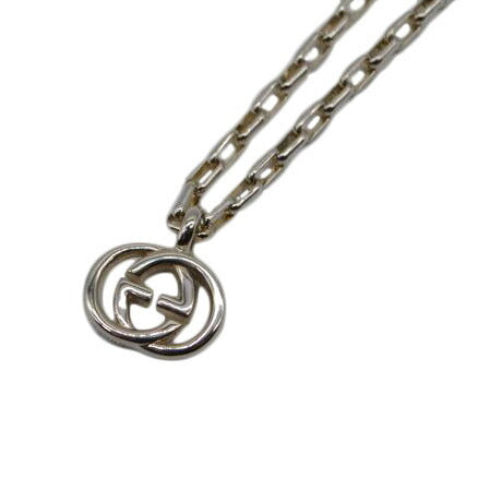 ＧＵＣＣＩ グッチ/インターロッキングＧシルバーネックレス//Aランク/89