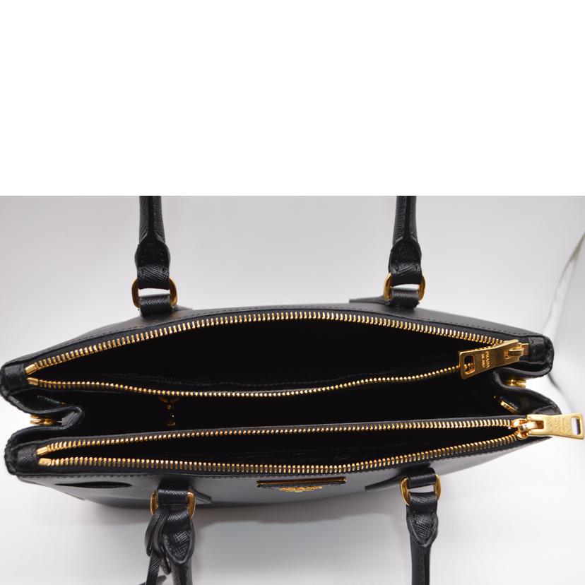 ＰＲＡＤＡ プラダ/ガレリアサフィアーノルクス２ｗａｙレザーハンド／ネロ/BN1801//103/Aランク/89