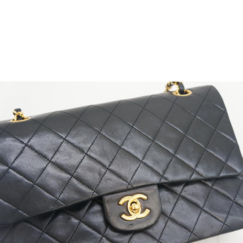 ＣＨＡＮＥＬ シャネル/マトラッセ２５Ｗフラップチェーンショルダー／ラムスキン／黒/A01112//0710476/ABランク/09