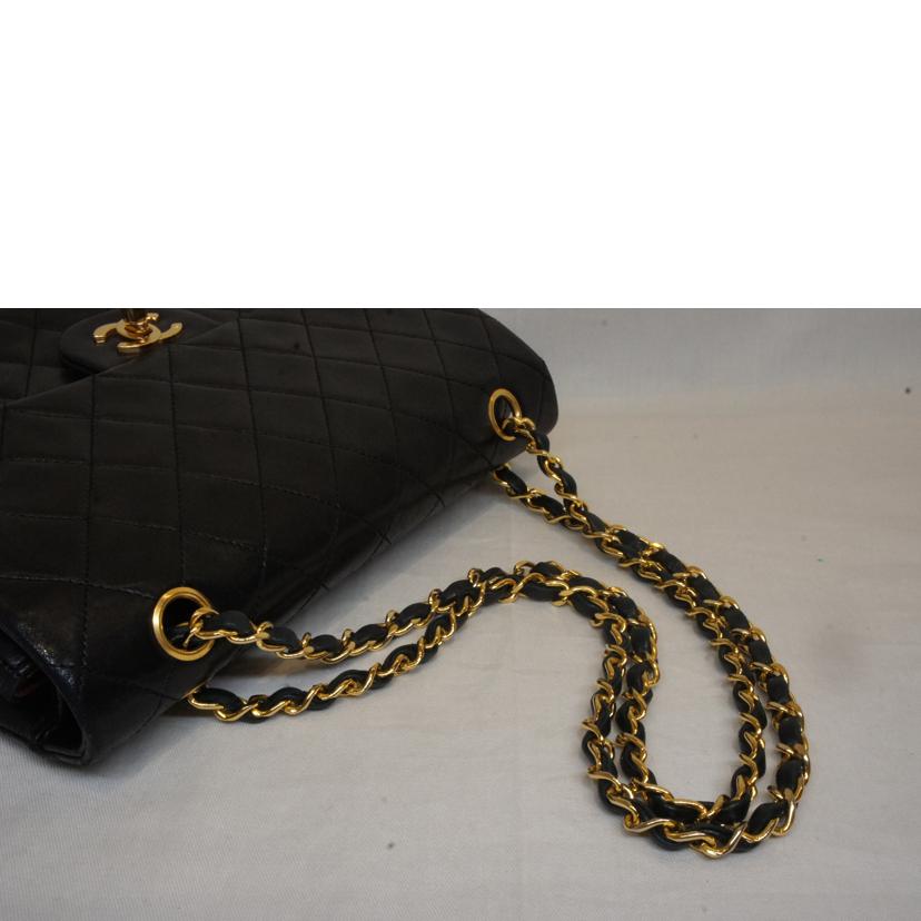 ＣＨＡＮＥＬ シャネル/マトラッセラムスキンチェーンショルダーＷフラップ//483****/Aランク/92