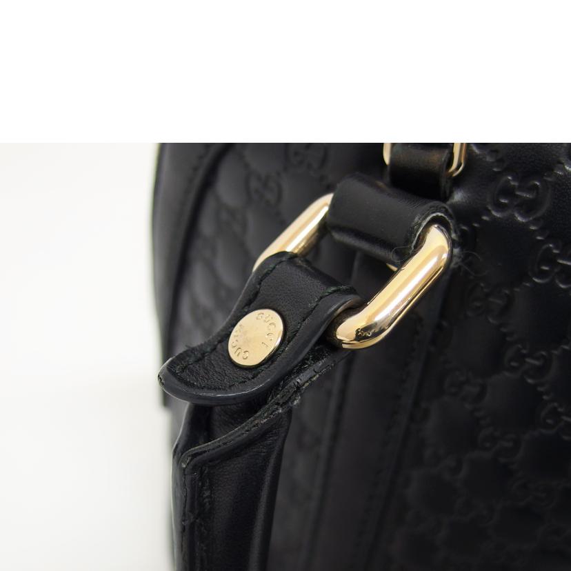 ＧＵＣＣＩ グッチ/マイクログッチシマ／２ＷＡＹショルダーバッグ／ブラック/449654//493075/Bランク/04
