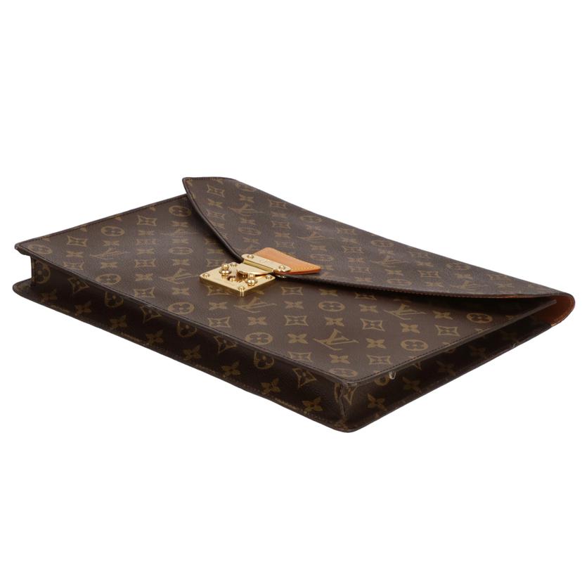 ＬＯＵＩＳ　ＶＵＩＴＴＯＮ ルイヴィトン ルイ・ヴィトン ビトン ショルダーバッグ ハンドバッグ トートバッグ ビジネスバッグ ブラウン メンズ レディース 定番 人気 ＬＶ 斜め掛け 肩がけ/ポルトドキュマン・セナテュール／モノグラム/M53335//890***/Bランク/75