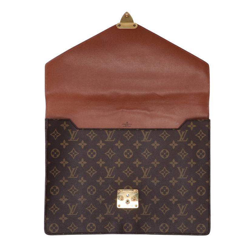 ＬＯＵＩＳ　ＶＵＩＴＴＯＮ ルイヴィトン ルイ・ヴィトン ビトン ショルダーバッグ ハンドバッグ トートバッグ ビジネスバッグ ブラウン メンズ レディース 定番 人気 ＬＶ 斜め掛け 肩がけ/ポルトドキュマン・セナテュール／モノグラム/M53335//890***/Bランク/75