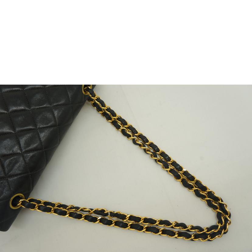 ＣＨＡＮＥＬ シャネル/マトラッセＷフラップチェーン／ラムスキン／黒/A01112//4179925/Bランク/09