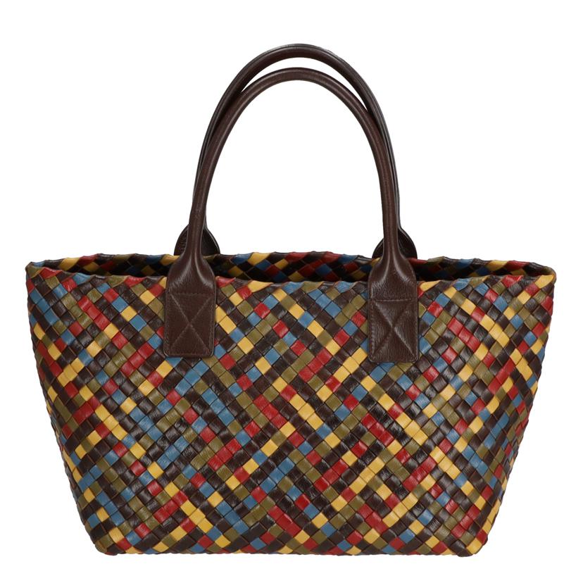 ＢＯＴＴＥＧＡ ボッテガヴェネタ　BOTTEGAVENETA　カバPM　トートバッグ　イントレチャート　レザー　マルチカラー　レディース/イントレ　カバＰＭ／マルチカラー/141498//ABランク/37