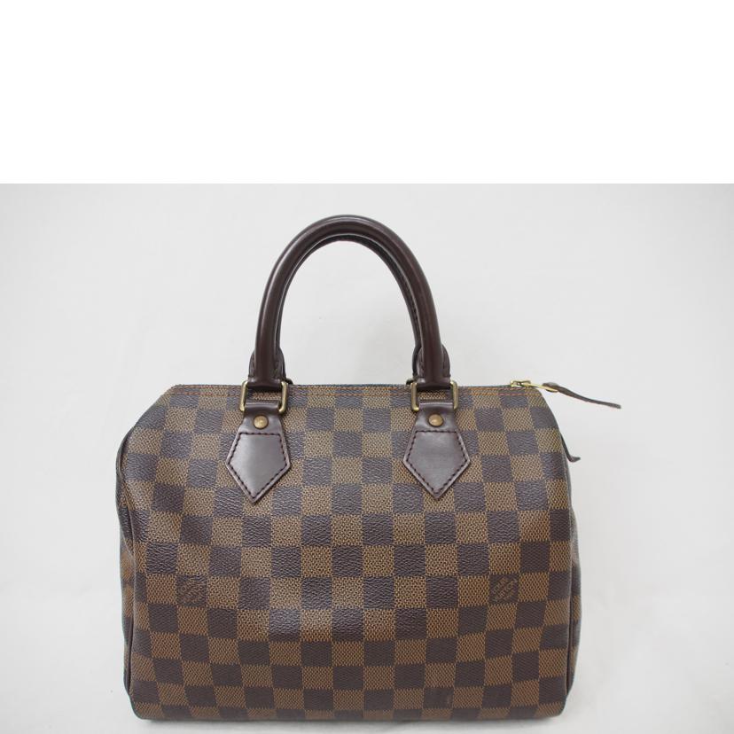 ＬＶ ルイヴィトン ルイ・ヴィトン ビトン ダミエ・エベヌ 市松模様 ブラウン 茶 ボストン ショルダーバッグ ハンドバッグ トートバッグ ブラウン メンズ レディース 定番 人気 ＬＶ 斜め掛け 肩がけ/旧型スピーディ２５／ダミエ／エベヌ/N41532//SP4***/ABランク/78