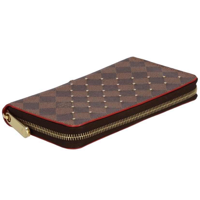 ＬＯＵＩＳＶＵＩＴＴＯＮ ルイヴィトン/スタッズ／ジッピー・ウォレット／ダミエ／エベヌ/N60122//MI2***/ABランク/75