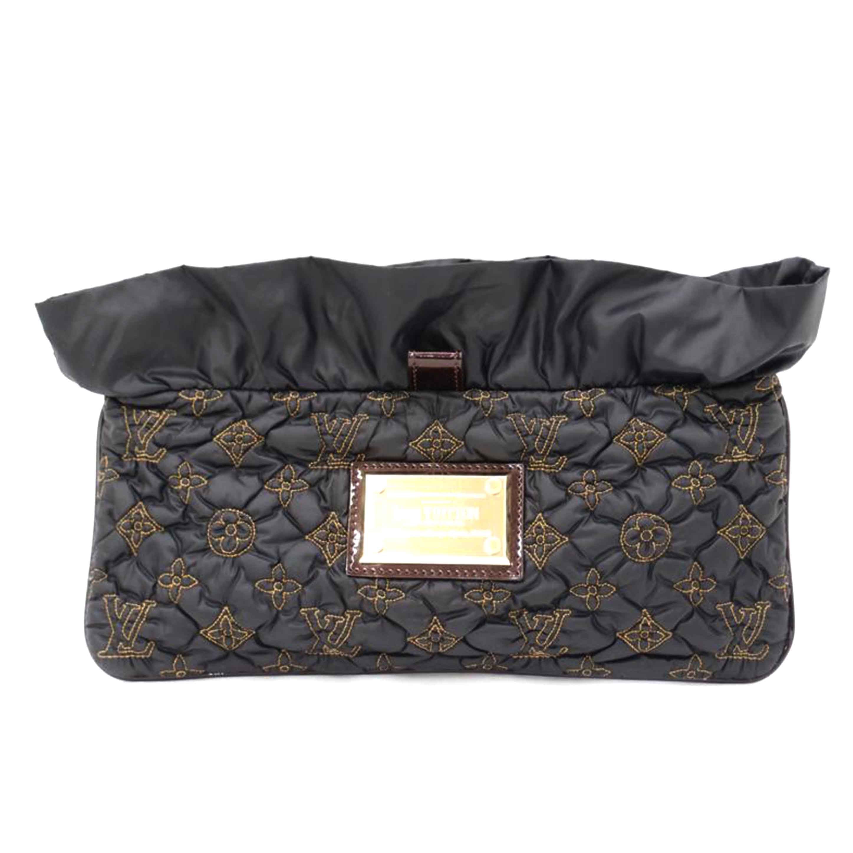 ＬＯＵＩＳ　ＶＵＩＴＴＯＮ ルイヴィトン　ビトン　クラッチ　セカンドバック　アクセサリーポーチ　ポーチ　黒　レディース　/ポシェットデヴィＭＭ／モノグラムサテン／ノワール/M93196//RC0***/Aランク/69
