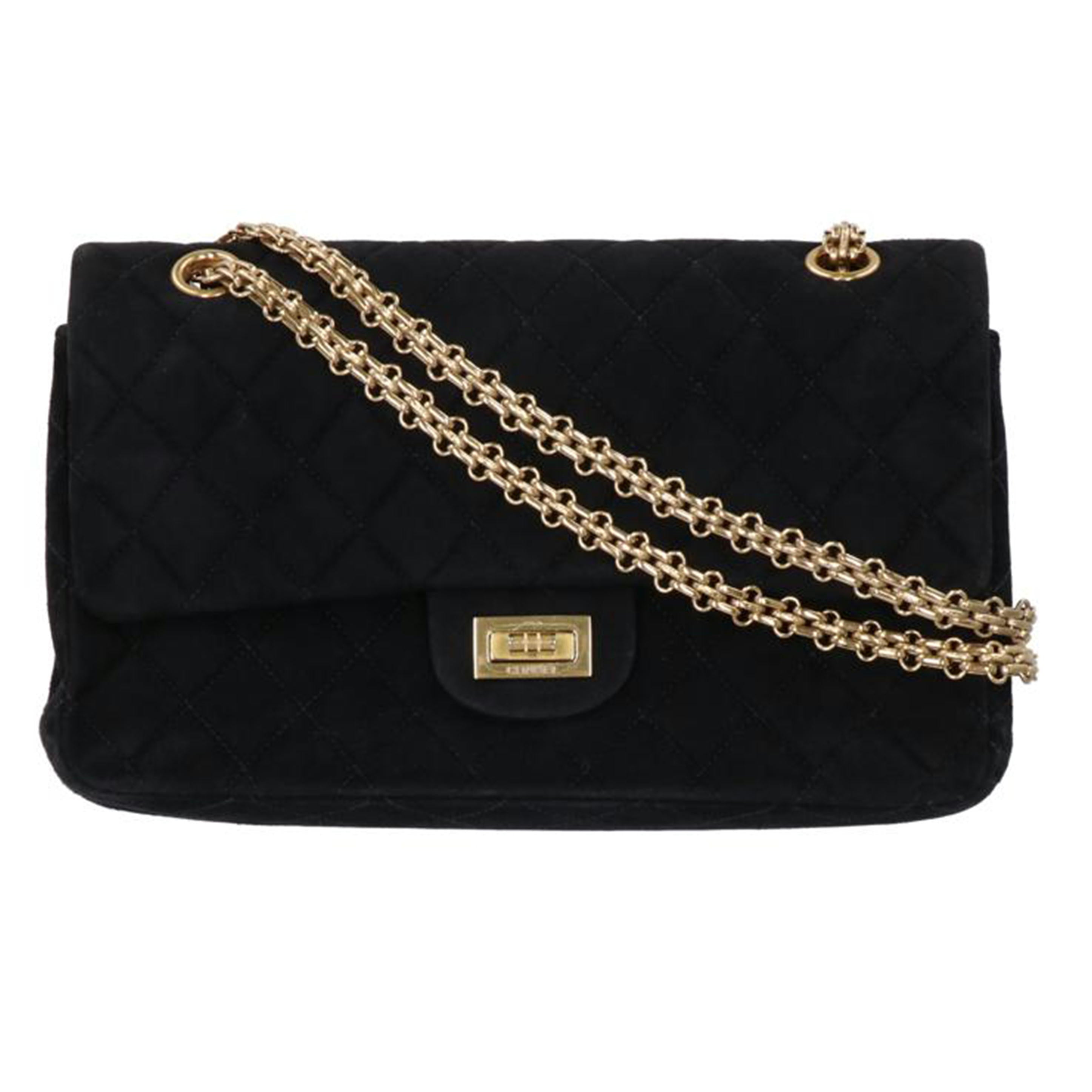 ＣＨＡＮＥＬ シャネル　ハンドバッグ　レディース/２．５５ベロアＷフラップチェーンショルダー//546****/ABランク/75