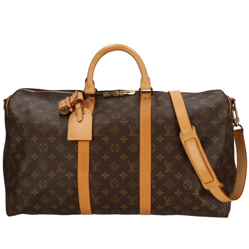 ＬＶ ルイヴィトン ルイ・ヴィトン ビトン ショルダーバッグ ハンドバッグ トートバッグ 2wayバッグ ボストンバッグ トラベルバッグ 2wayバッグ ブラウン メンズ レディース 定番 人気 ＬＶ 斜め掛け 肩がけ/キーポル・バンドリエール５０／モノグラム　/M41416//VI0***/ABランク/75