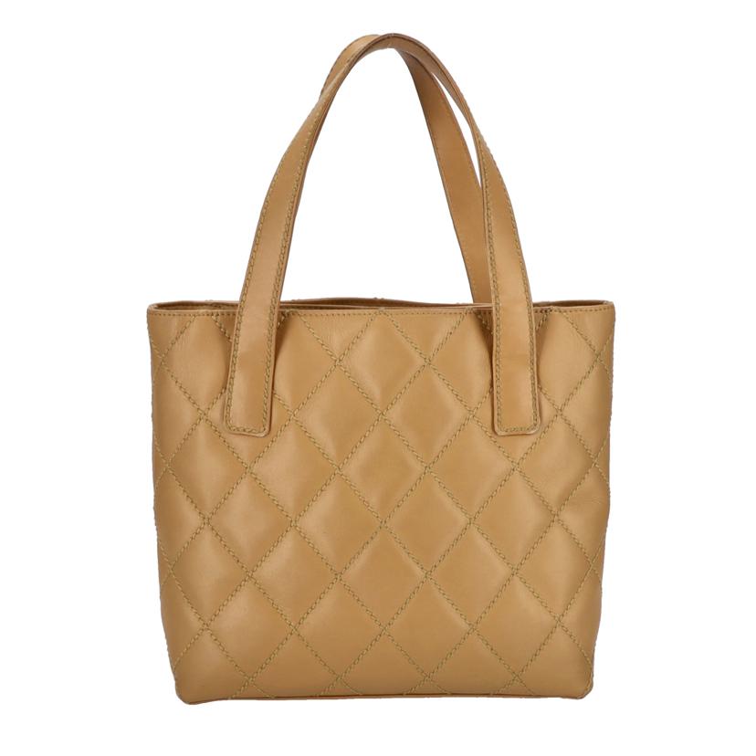 ＣＨＡＮＥＬ シャネル/ワイルドステッチトート／ベージュ//9576300/Bランク/75