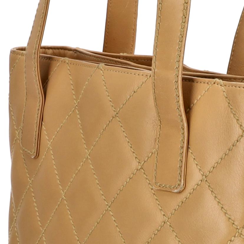 ＣＨＡＮＥＬ シャネル/ワイルドステッチトート／ベージュ//9576300/Bランク/75