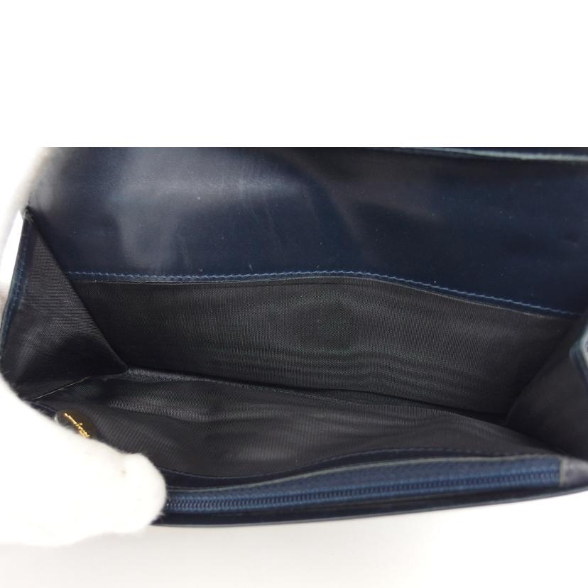 Ｆｅｒｒａｇａｍｏ フェラガモ/ガンチーニ／二つ折り長財布／ネイビー//222***/Bランク/04