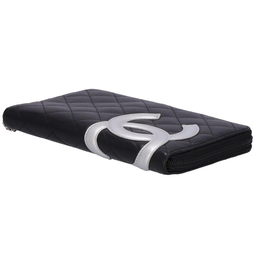 ＣＨＡＮＥＬ シャネル/カンボンラインオーガナイザーラウンド長財布／ブラック//154*****/ABランク/75