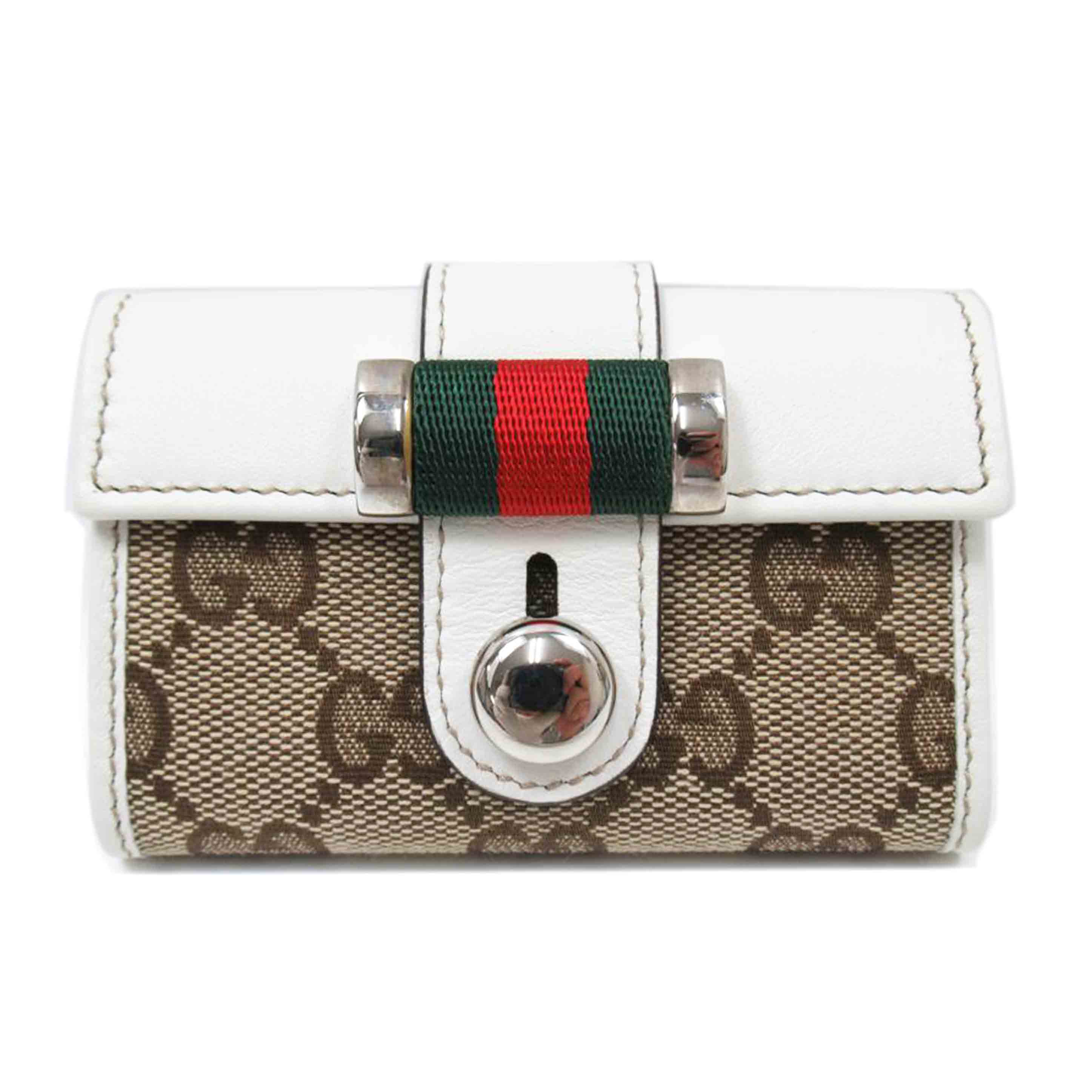 　　ＧＵＣＣＩ/６連キーケース／シェリーライン/233007//496***/Aランク/63