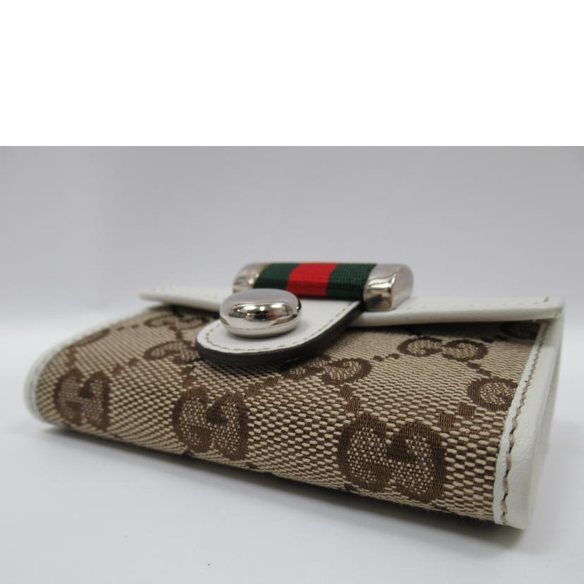 　　ＧＵＣＣＩ/６連キーケース／シェリーライン/233007//496***/Aランク/63
