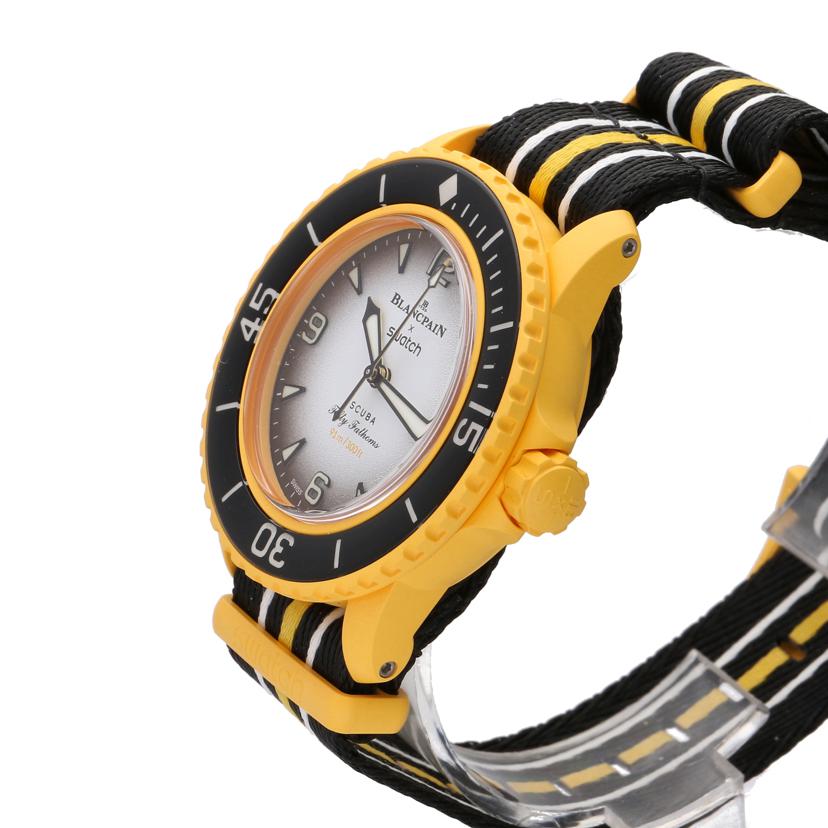 Ｂｌａｎｃｐａｉｎ×ＳＷＡＴＣＨ Blancpain×SWATCH/ブランパン×スウォッチ／パシフィックオーシャン／自動巻/S035P100//Aランク/75