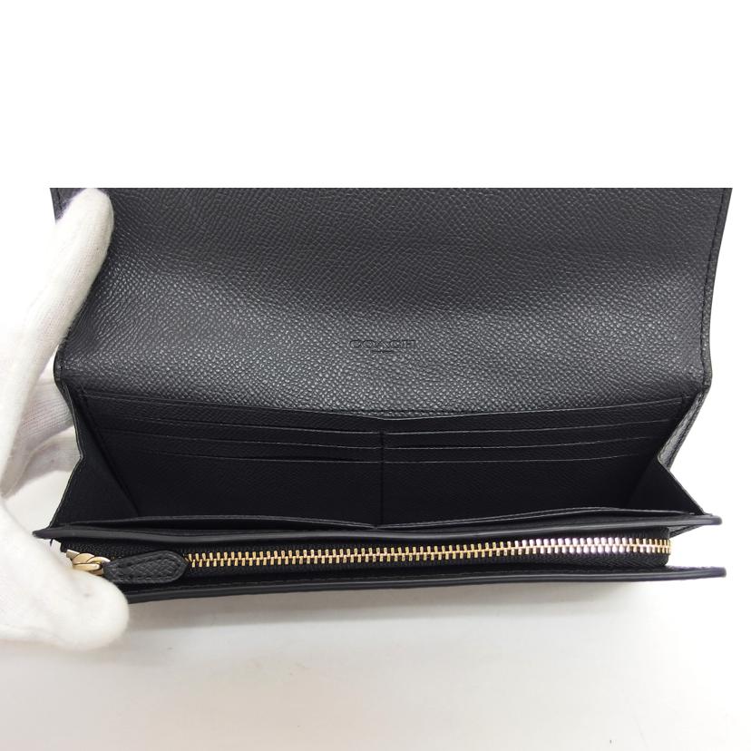 ＣＯＡＣＨ コーチ/クロスグレインレザー二つ折り長財布／ブラック/F54009//G1780/ABランク/04