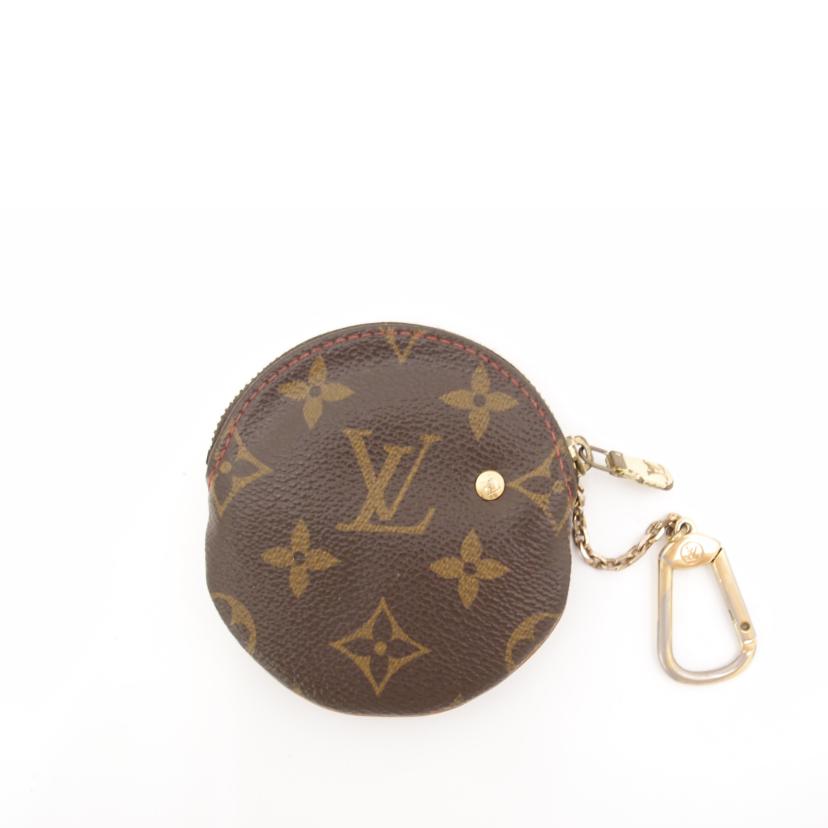 ＬＯＵＩＳ　ＶＵＩＴＴＯＮ ルイ・ヴィトン　コンケース　キーホルダー　丸型　ブラウン/ポルトモネ・ロン／モノグラム・チェリー/M95043//CT0045/Bランク/69
