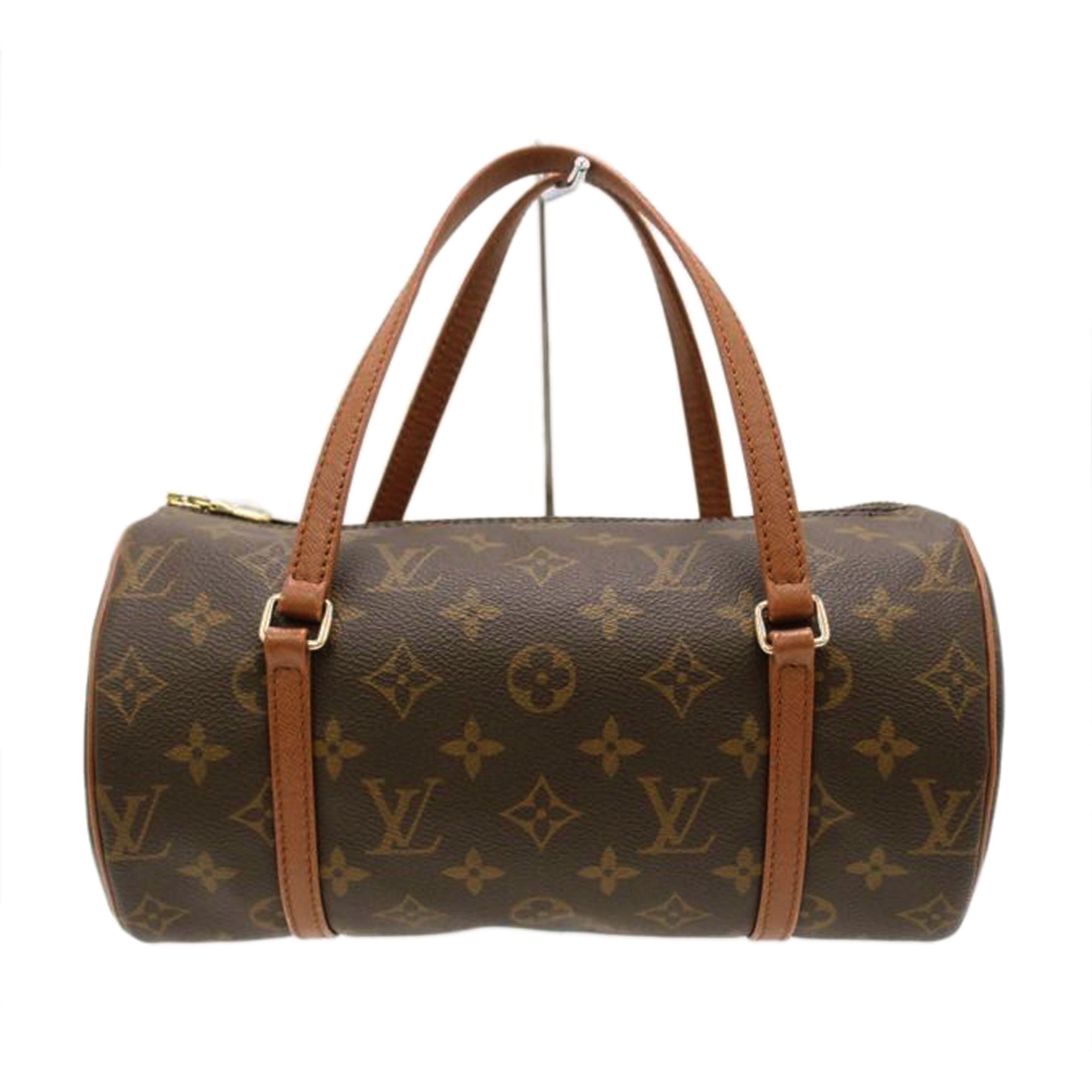 ＬＯＵＩＳ　ＶＵＩＴＴＯＮ ルイ・ヴィトン　ハンドバッグ　筒型　手提げ　ブラウン　レディース/パピヨン２６／モノグラム/M51366//NO0974/ABランク/69