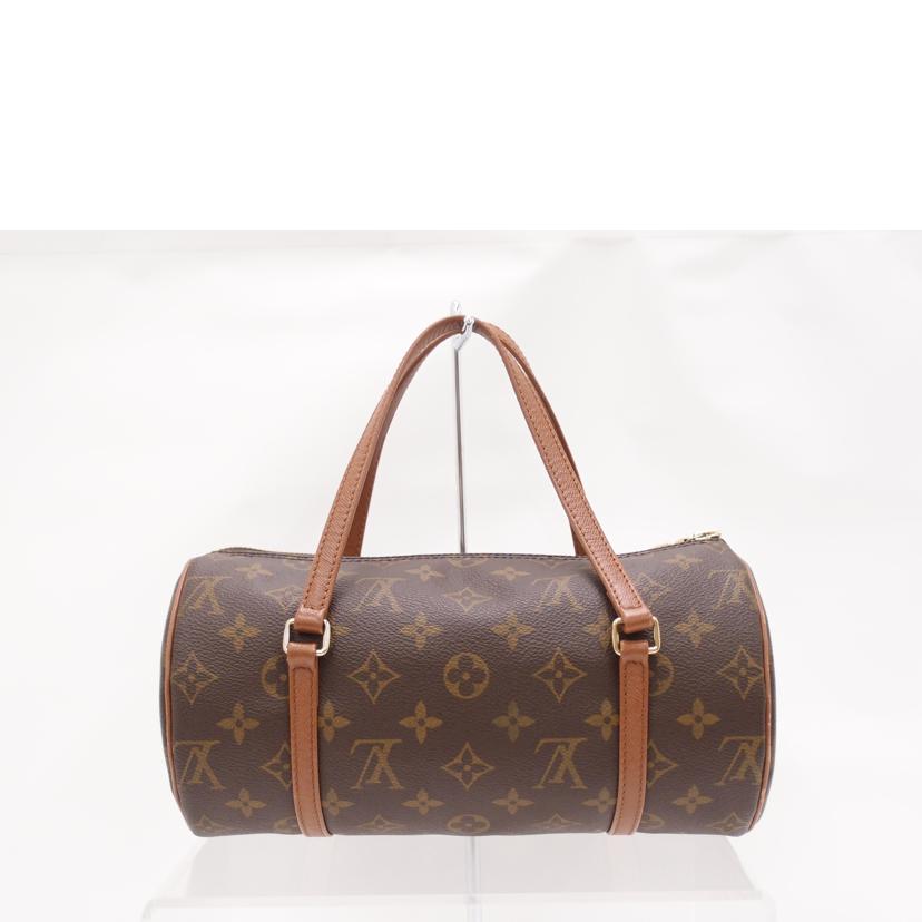 ＬＯＵＩＳ　ＶＵＩＴＴＯＮ ルイ・ヴィトン　ハンドバッグ　筒型　手提げ　ブラウン　レディース/パピヨン２６／モノグラム/M51366//NO0974/ABランク/69