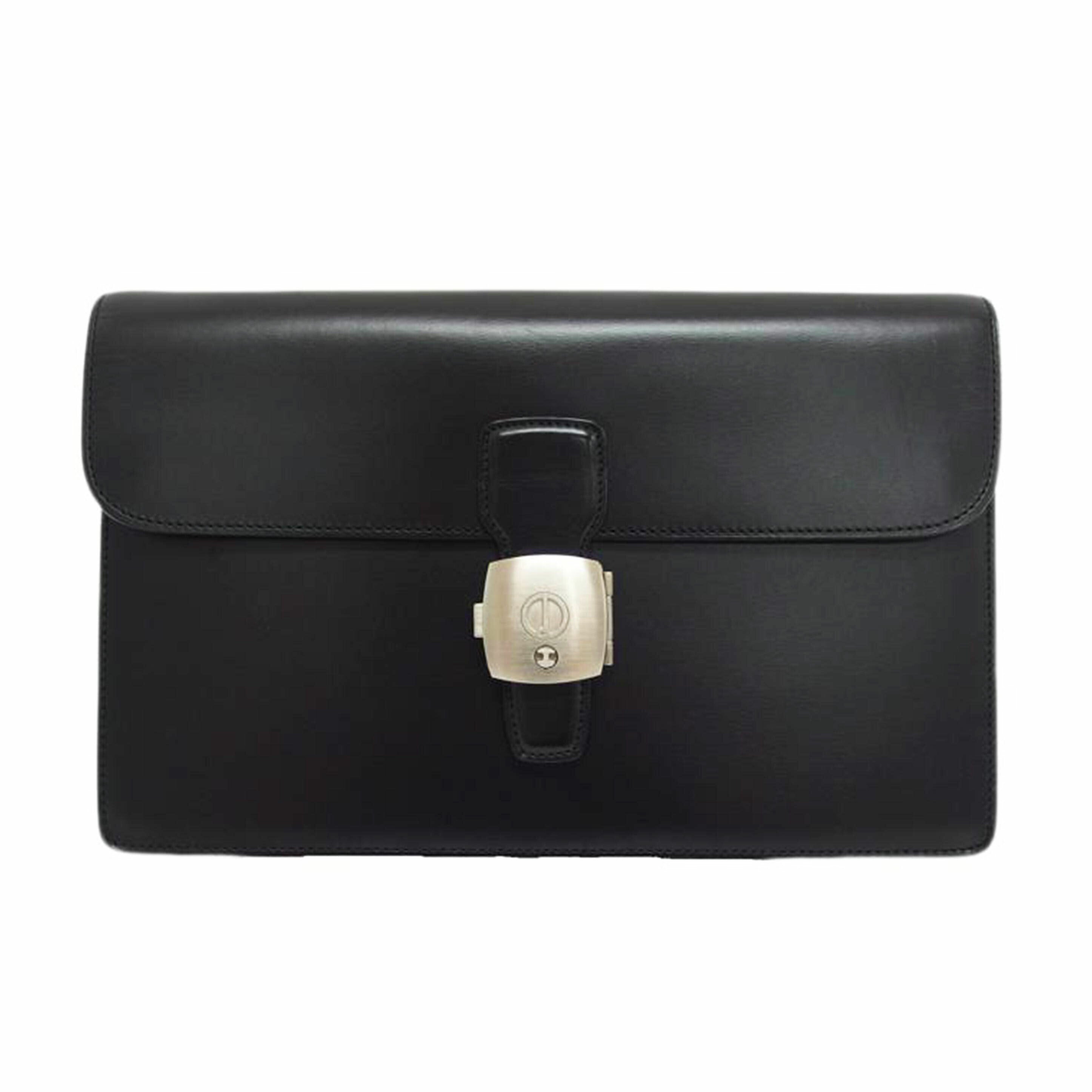 ｄｕｎｈｉｌｌ ダンヒル/レザーセカンドバッグ／ブラック//11G/ABランク/04