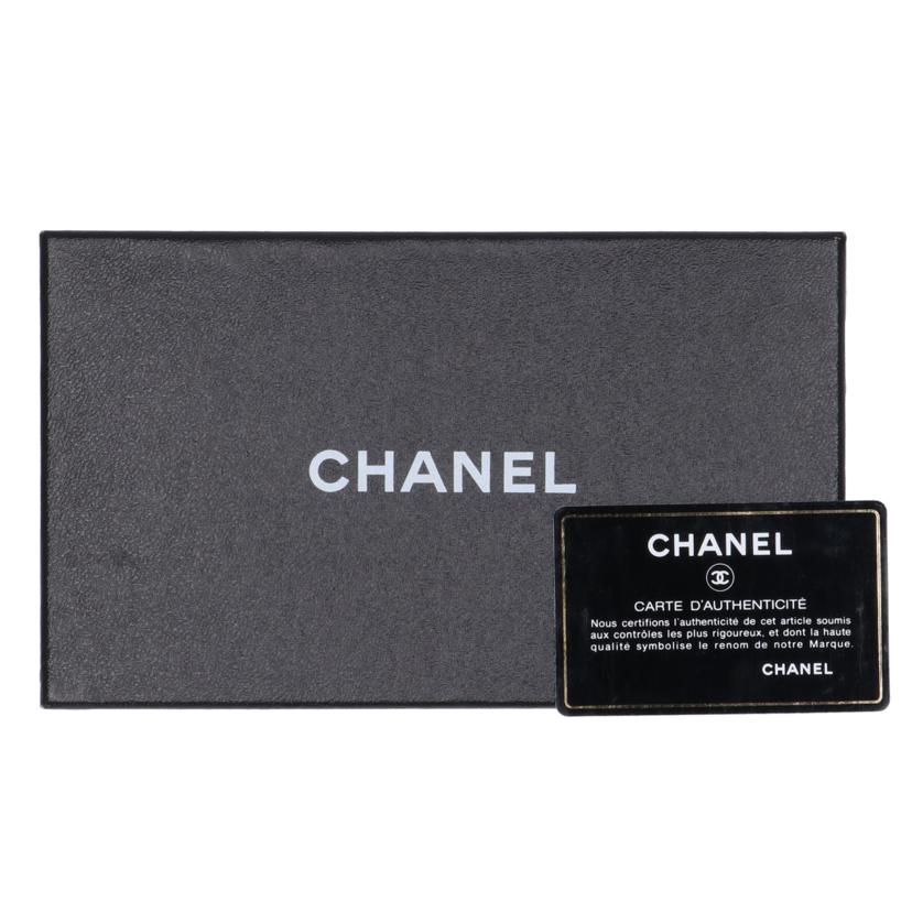 ＣＨＡＮＥＬ シャネル/キャビアスキン二つ折ガマ口長財布//748****/ABランク/75