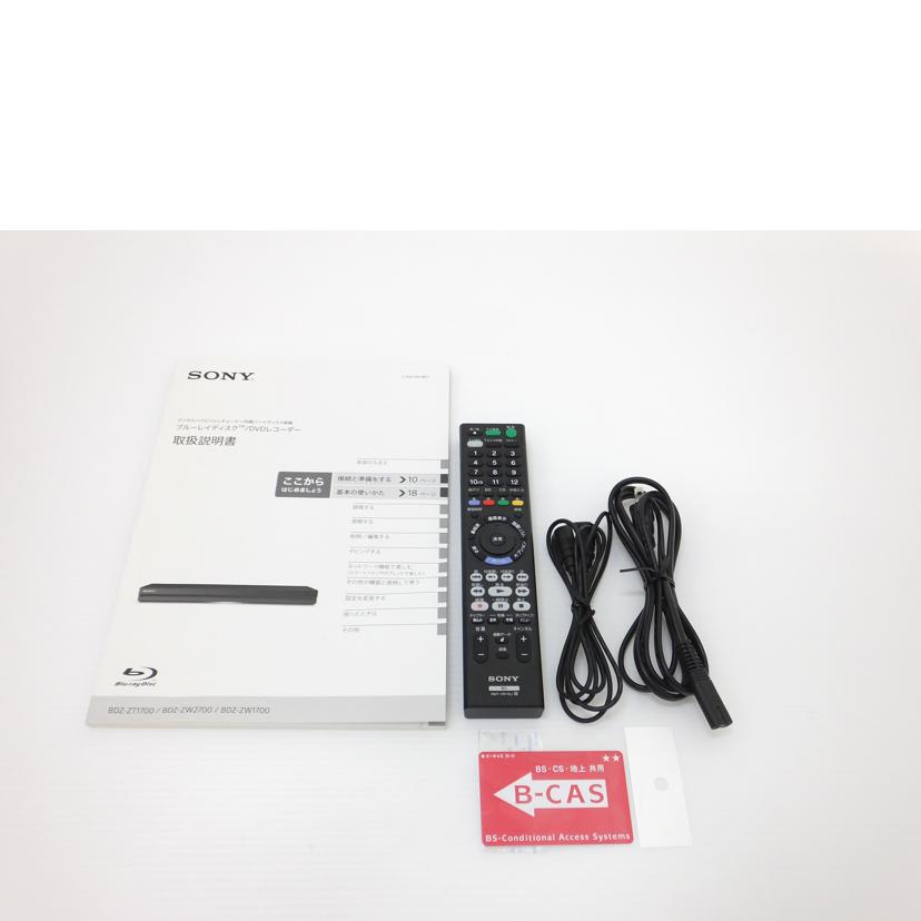 ＳＯＮＹ SONY/ＢＤ／ＨＤＤレコーダー１ＴＢ/BDZ-ZW1700//1026428/Bランク/88