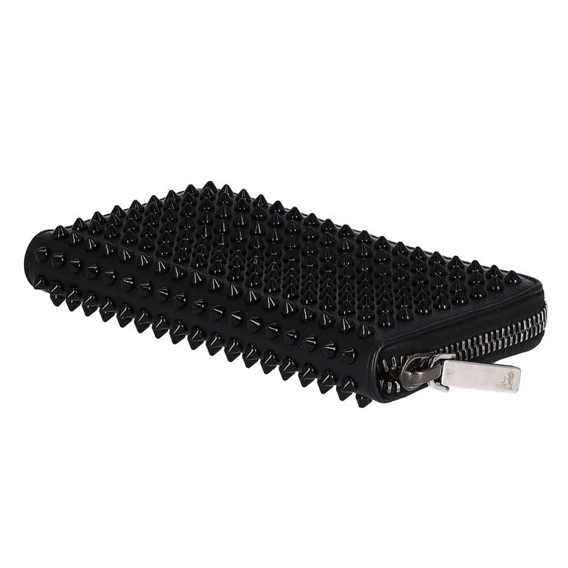 Ｃ．Ｌｏｕｂｏｕｔｉｎ クリスチャン.ルブタン　C.Louboutin　スパイクラウンドファスナー長財布　ブラック　メンズ/スパイクラウンドファスナー長財布//ABランク/37